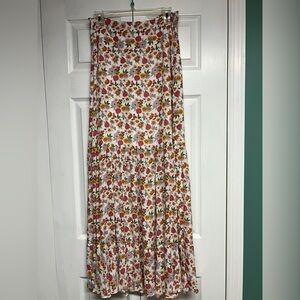 Nicole Miller Floral Maxi Skirt